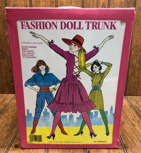 Vintage fashion doll trunk - vintage,